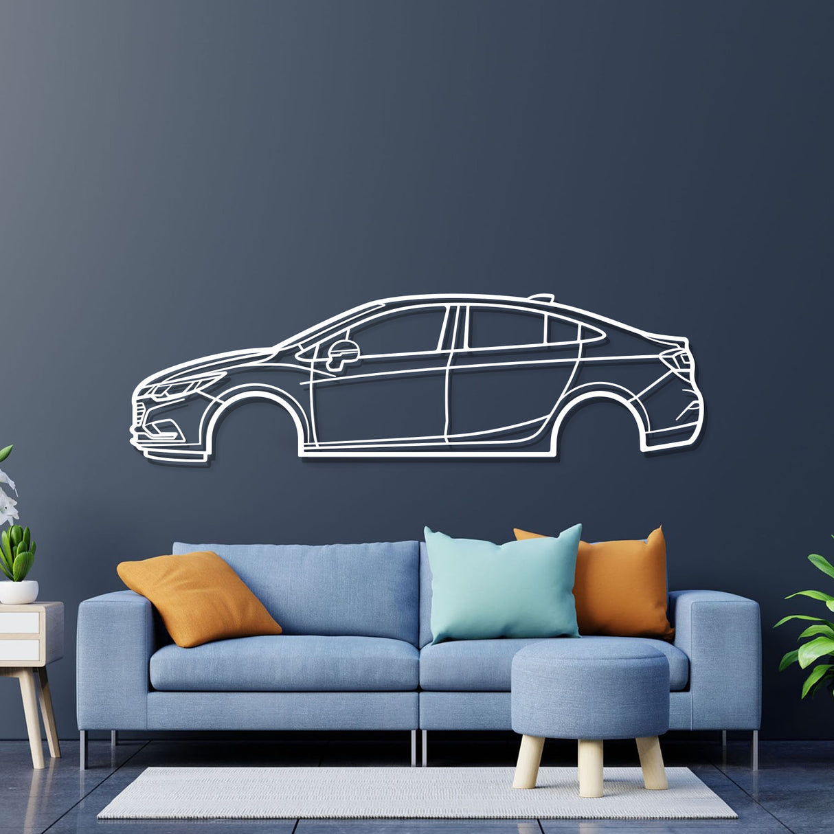 2018 Cruze Metal Car Wall Art - NC0618