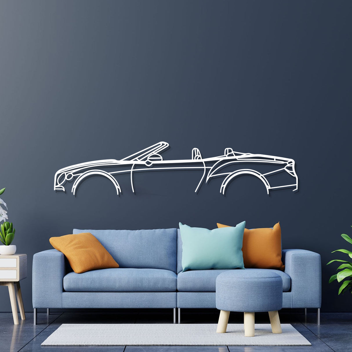 Continental GT Speed Convertible Metal Car Wall Art - NC0907