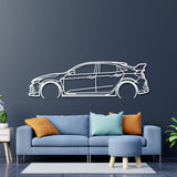 Civic Type-R FK8 Classic Metal Car Wall Art - NC0902