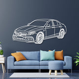 2021 E63S AMG Perspective Metal Car Wall Art - NC0466