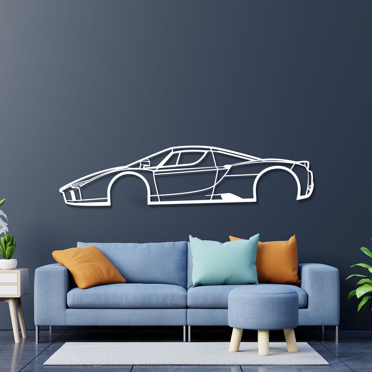 2002 Enzo Metal Car Wall Art - NC0298