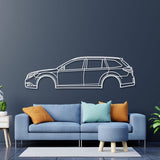 2010 Outback 4th Gen Metal Car Wall Art - NC0407