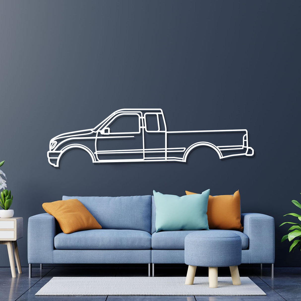 1995 Tacoma 1st Gen Metal Car Wall Art - NC0256