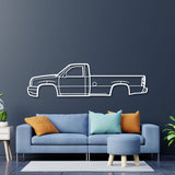 2005 Silverado Metal Car Wall Art - NC0324