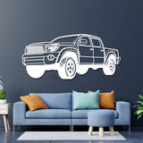 2008 Tacoma Perspective Metal Car Wall Art - NC0463