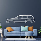 2009 Grand Cherokee Classic Metal Car Wall Art - NC0390