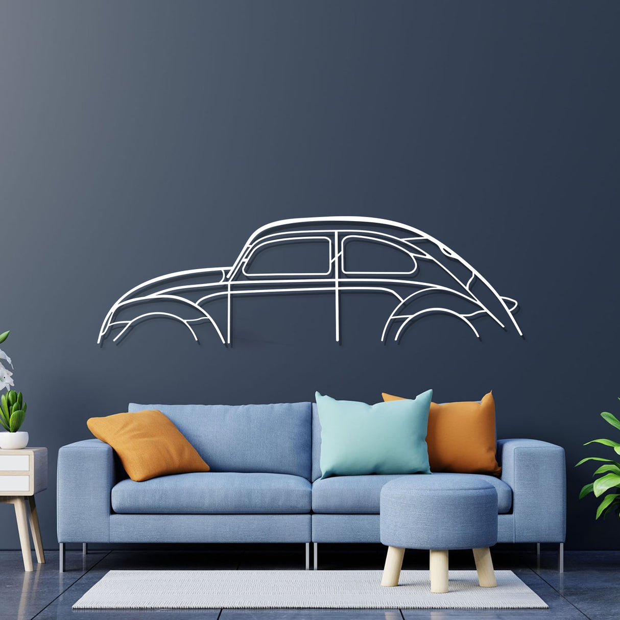 Beetle Metal Car Wall Art - NC0889