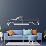 1993 F-150 9th Gen Metal Car Wall Art - NC0243