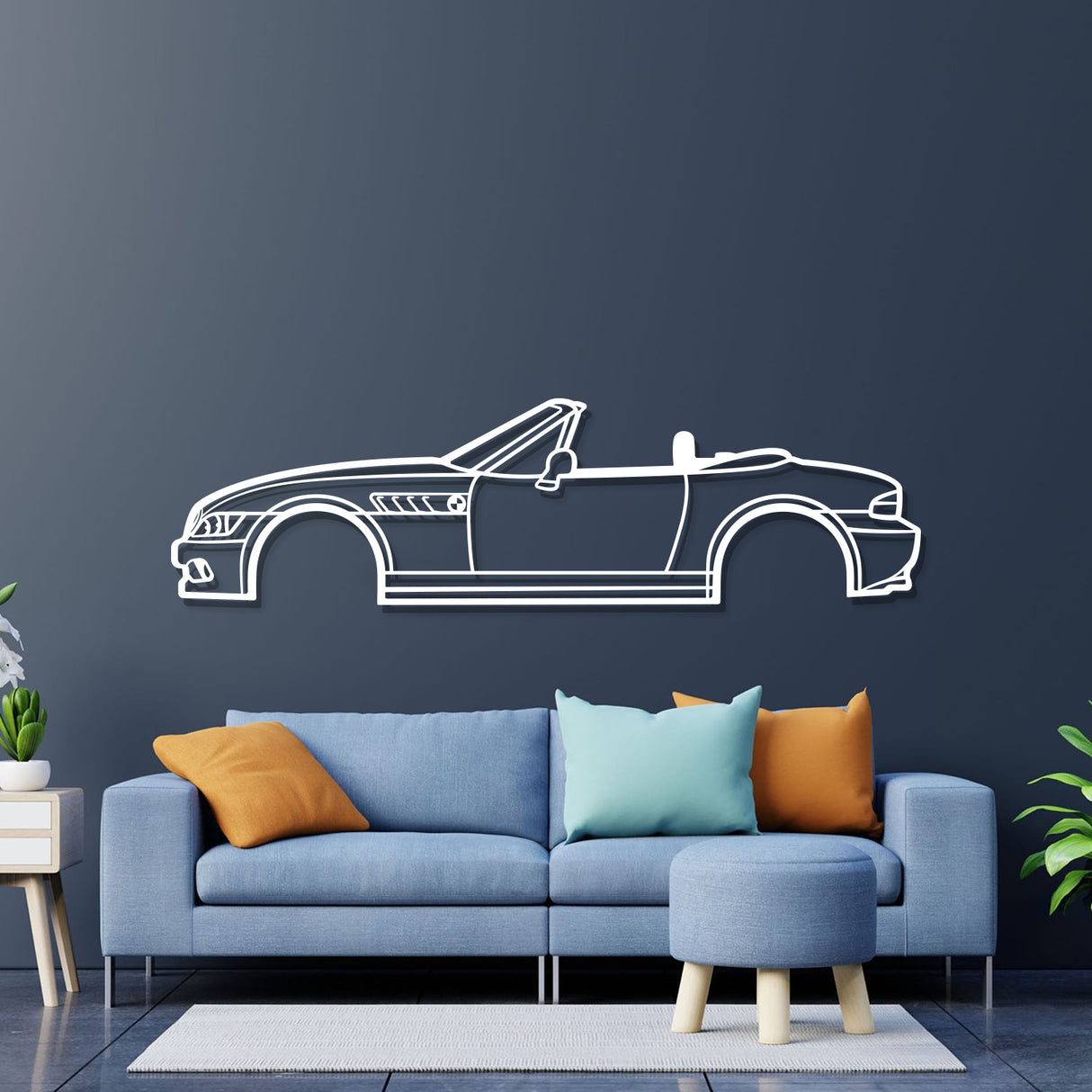 1996 Z3 Metal Car Wall Art - NC0259