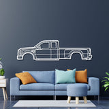 2008 F-350 Super Duty 2nd Gen Metal Car Wall Art - NC0367