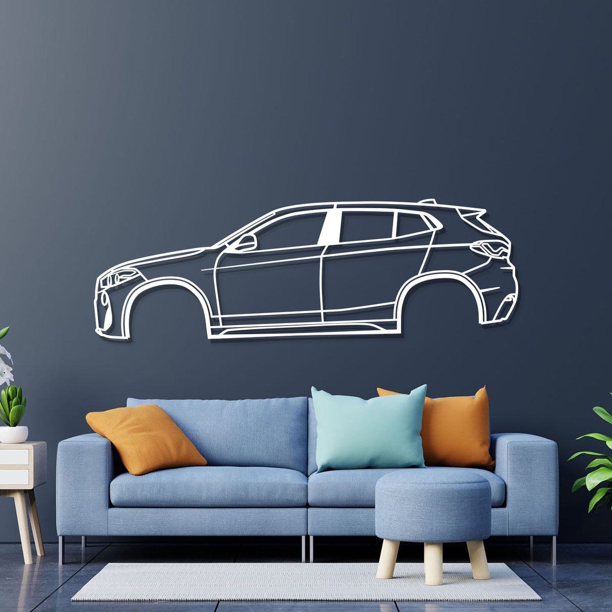 2018 X2 F39 1st Gen Metal Car Wall Art - NC0637