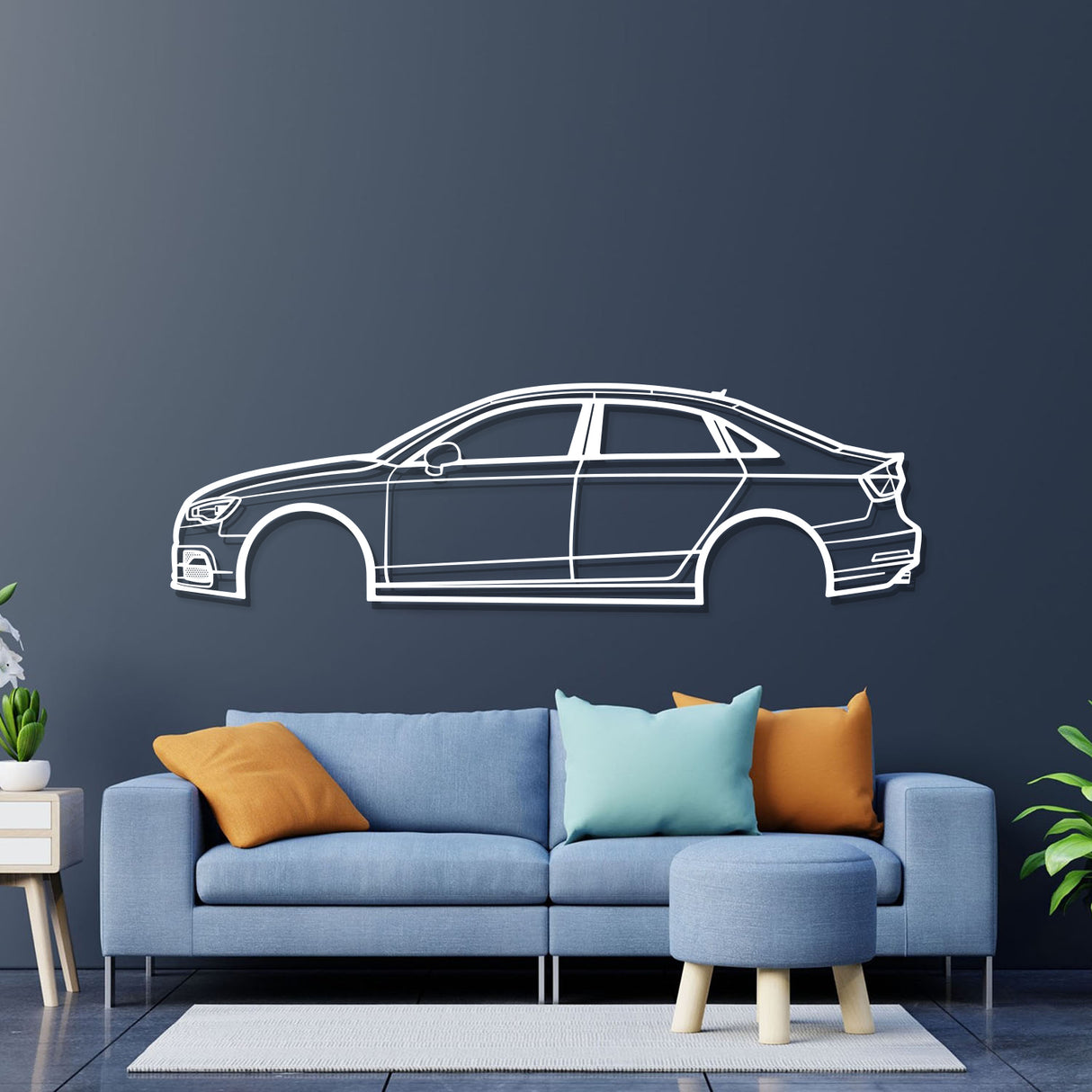 2015  S3 Metal Car Wall Art - NC0515