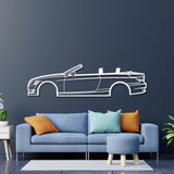 2008 E93 Cabrio Metal Car Wall Art - NC0364