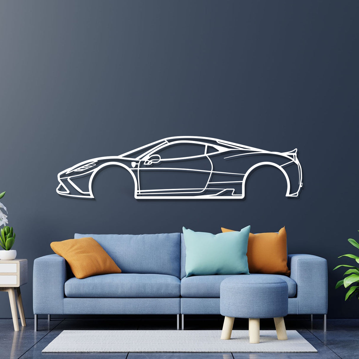 2015 458 Speciale Metal Car Wall Art - NC0520