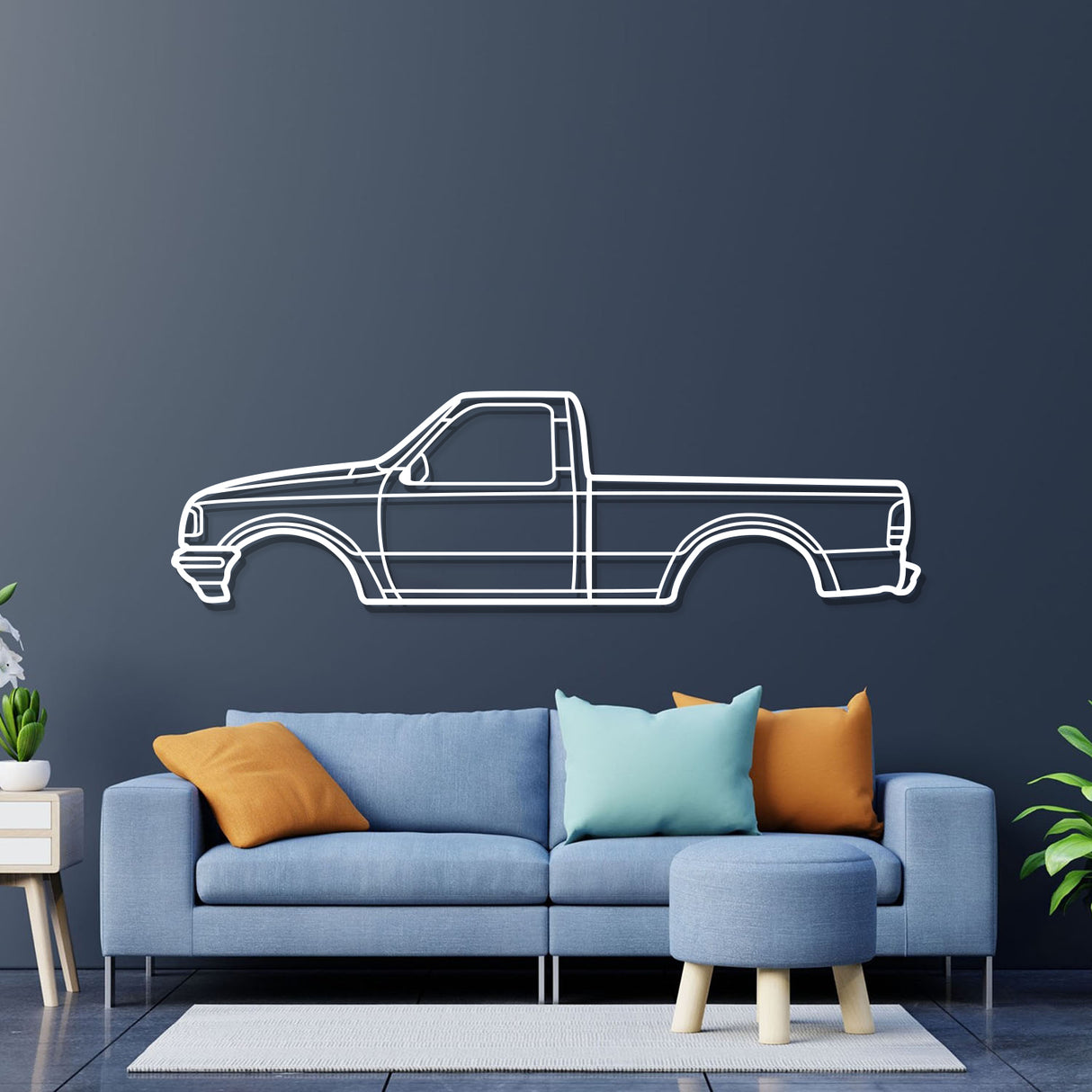 1993 Ranger 2nd Gen Metal Car Wall Art - NC0246