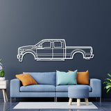 2011 F-250 Super Duty 3rd Gen Metal Car Wall Art - NC0419