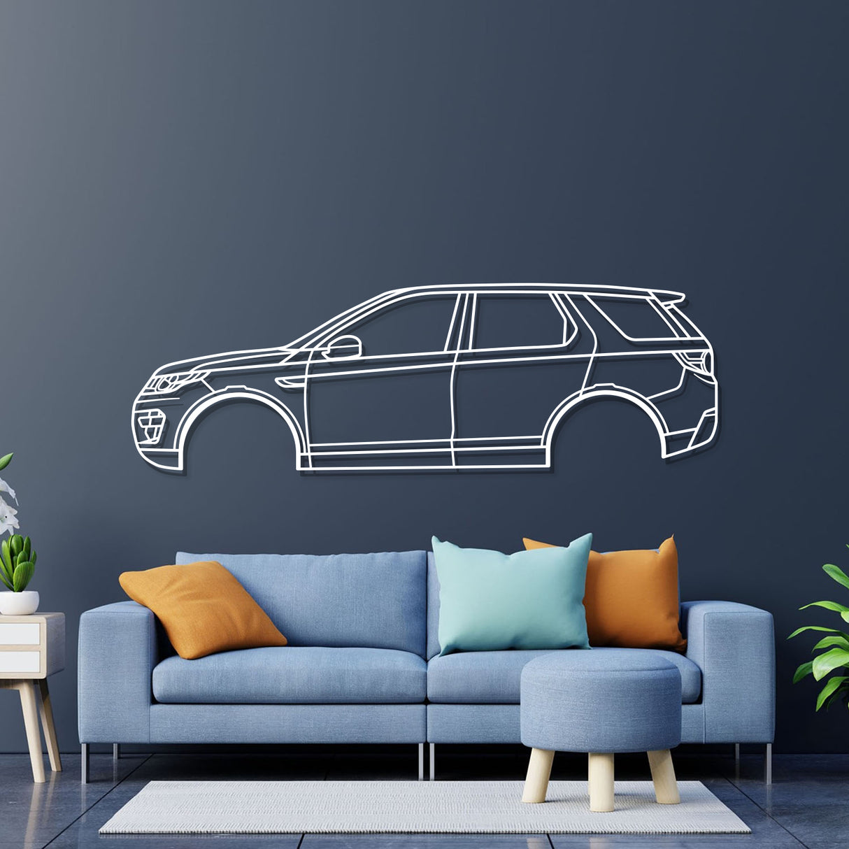 2015 Discovery Sport L550 (1st Gen) Metal Car Wall Art - NC0527