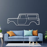 1970 Internatıonal Scout 800 A Metal Car Wall Art - NC0135