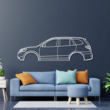 2007 Santa Fe 2nd Gen Metal Car Wall Art - NC0349