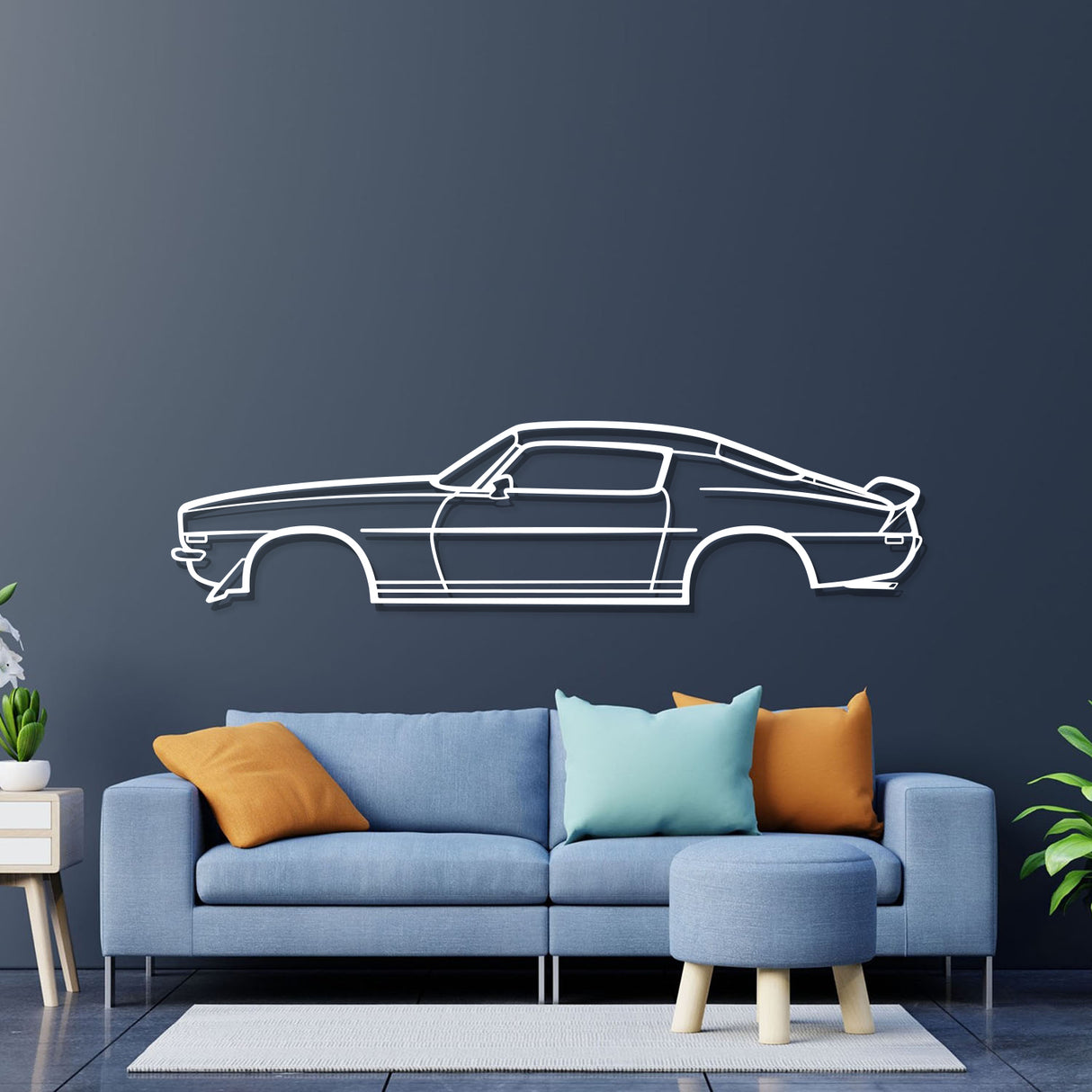 1970 Camaro Metal Car Wall Art - NC0127