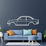 1980 Escort MK2 Metal Car Wall Art - NC0188