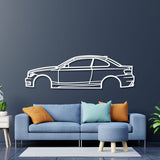 2009 E82 Coupe Metal Car Wall Art - NC0384