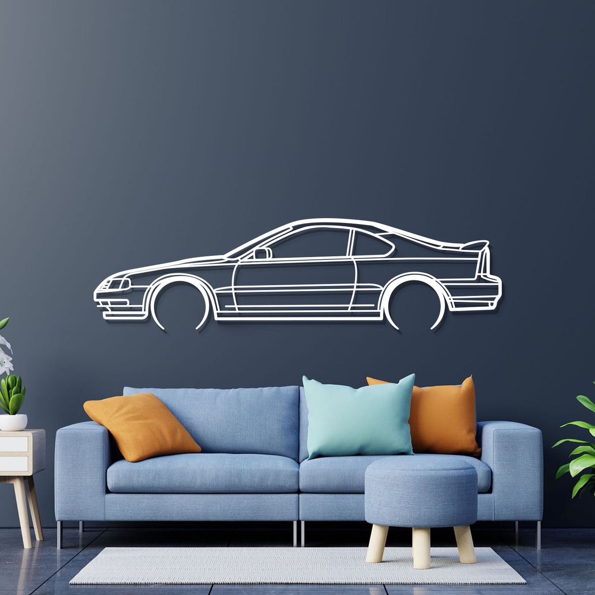 1993 Gen 4 Detailed Metal Car Wall Art - NC0244