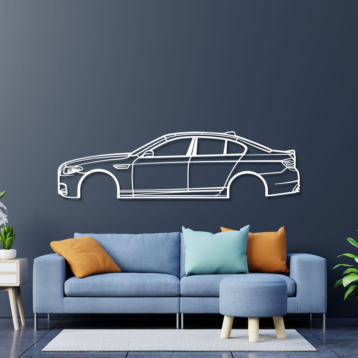 2014 F10 M5 Metal Car Wall Art - NC0502