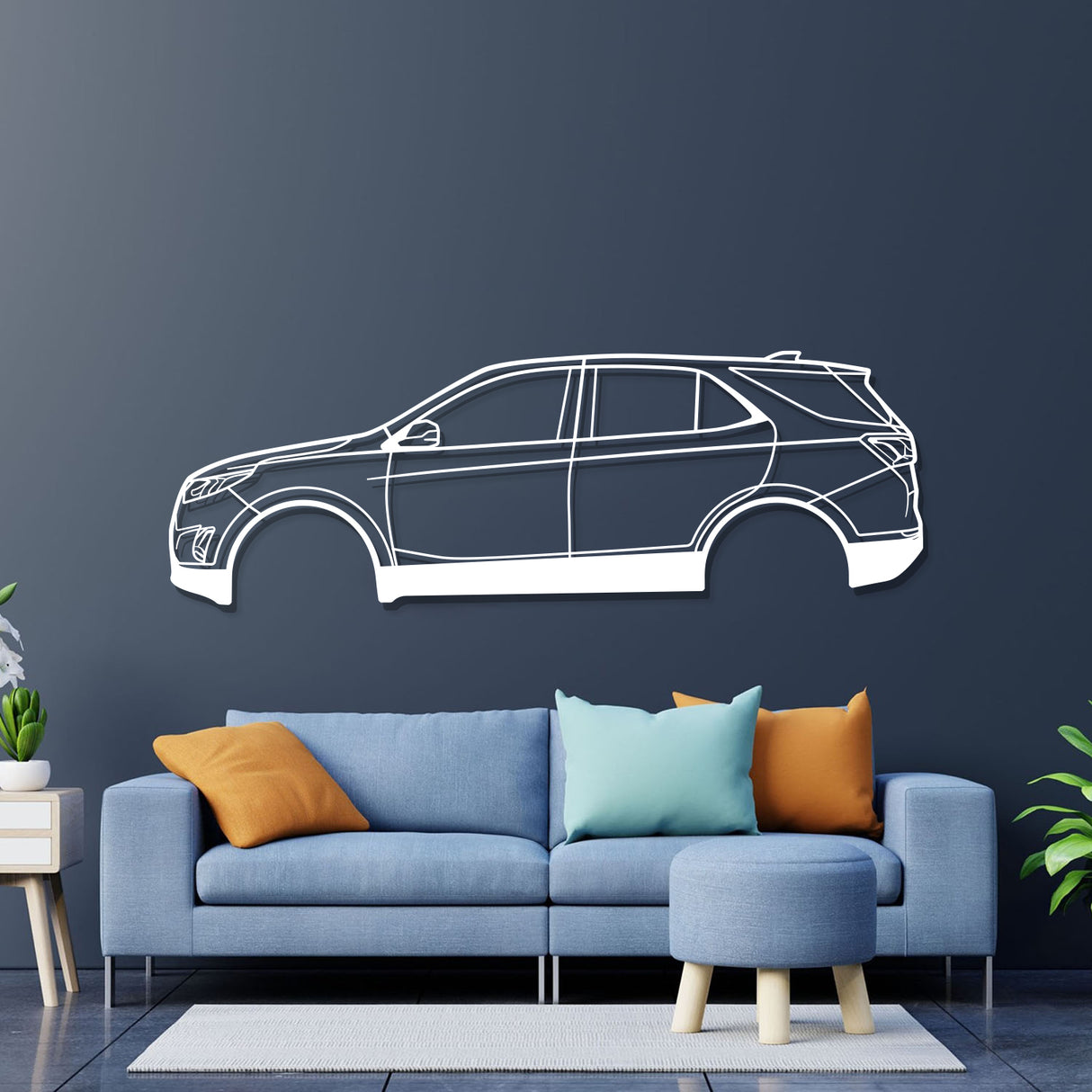 2018 Equinox 3rd Gen Metal Car Wall Art - NC0623