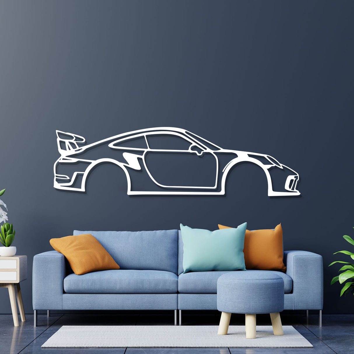 911 Metal Car Wall Art - NC0861