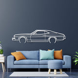 1973 Gran Torino Sport Fastback Metal Car Wall Art - NC0155