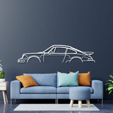 911 Turbo Model 964 Metal Car Wall Art - NC0874