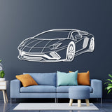 Aventador Perspective Metal Car Wall Art - NC0448