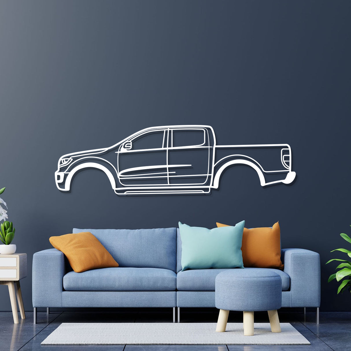 2019 Ranger 4th Gen Metal Car Wall Art - NC0677