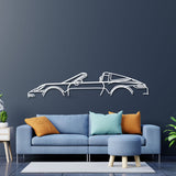 911 Targa Model 992 Classic Metal Car Wall Art - NC0870