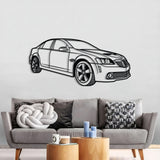 2009 G8 Perspective Metal Car Wall Art - NC1298