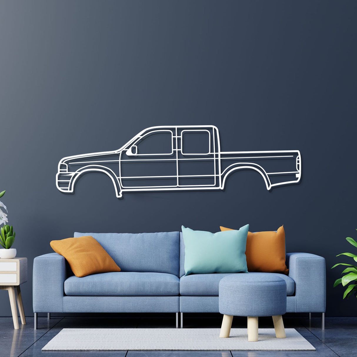 1998 Ranger 3rd Gen Metal Car Wall Art - NC0270