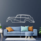 1946 Silver Wraith Metal Car Wall Art - NC0024