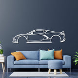 2020 Corvette Metal Car Wall Art - NC0698