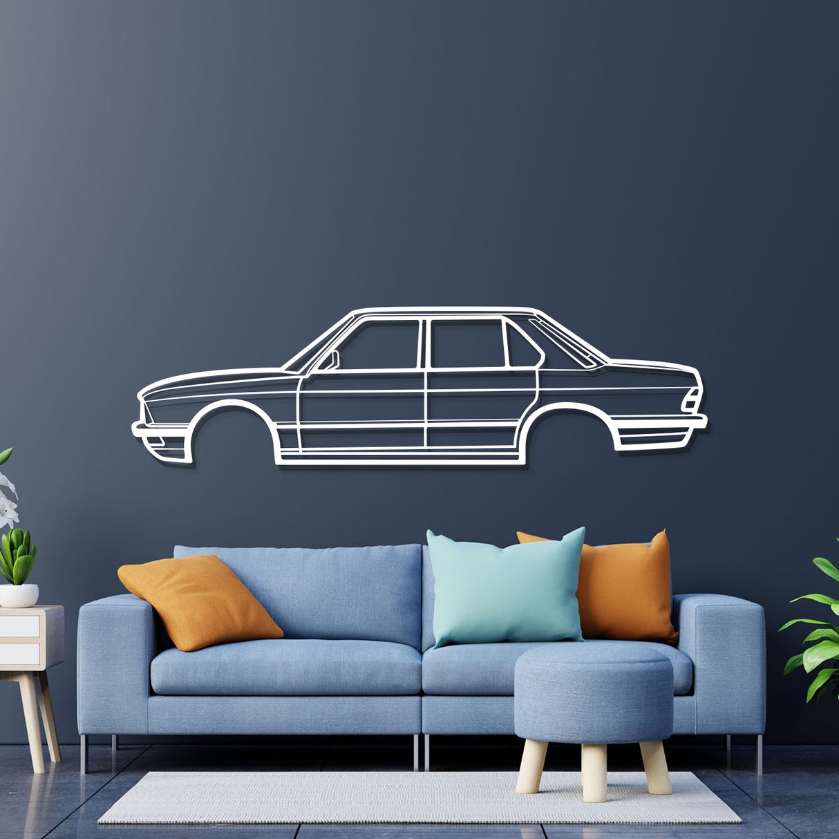 1983 E28 M5 Metal Car Wall Art - NC0199