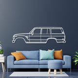 1980 Land Cruiser 4th Gen (J60) Metal Car Wall Art - NC0190