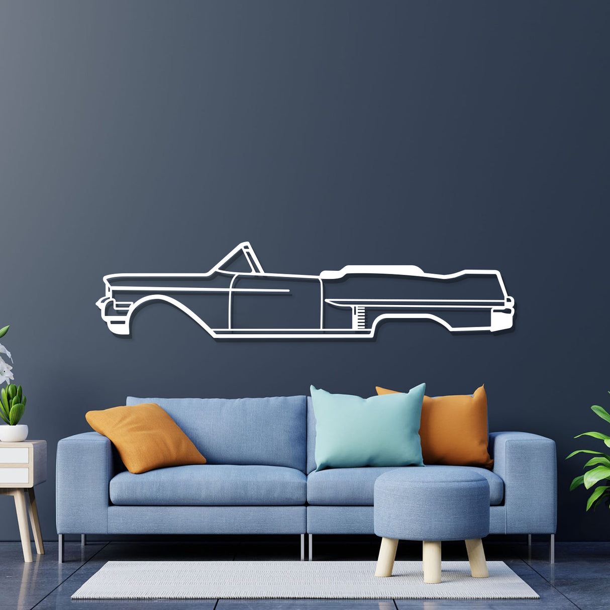 1957 Series 62 Metal Car Wall Art - NC0053