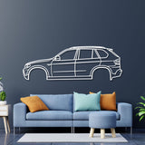 2007 X5 E70 2nd Gen Metal Car Wall Art - NC0356