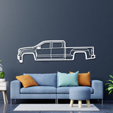 2014 Sierra 1500 4th Gen Metal Car Wall Art - NC0511