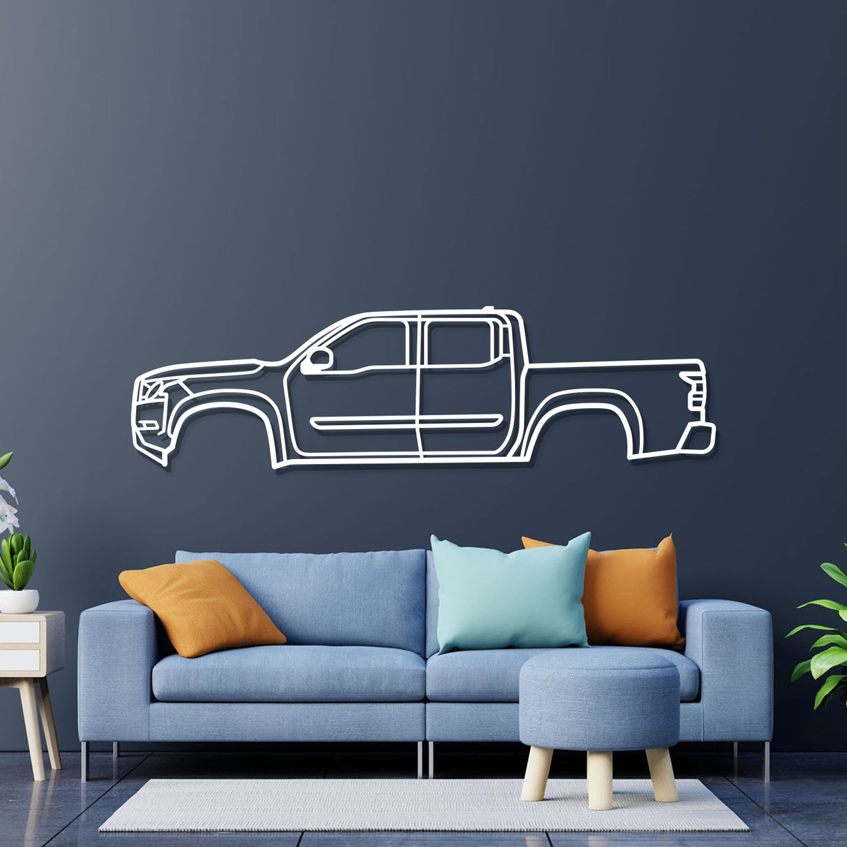 2022 Frontier 3rd Gen Metal Car Wall Art - NC0784