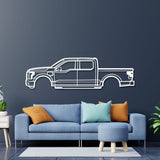 2022 F-150 Lightning Metal Car Wall Art - NC0780