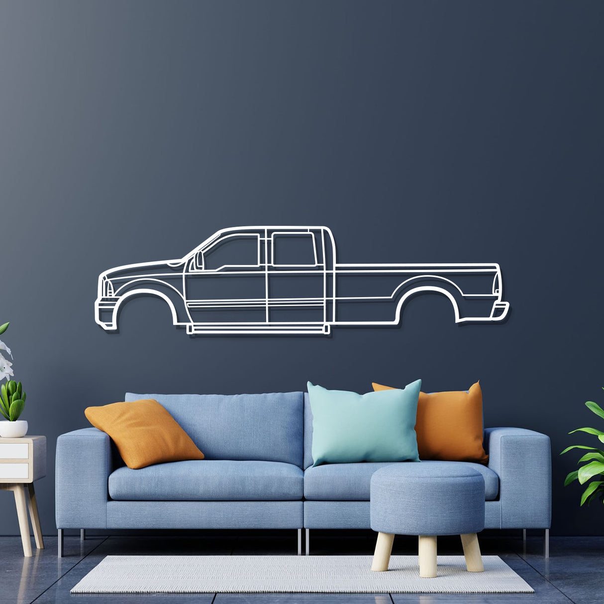 2006 F-250 Metal Car Wall Art - NC0330