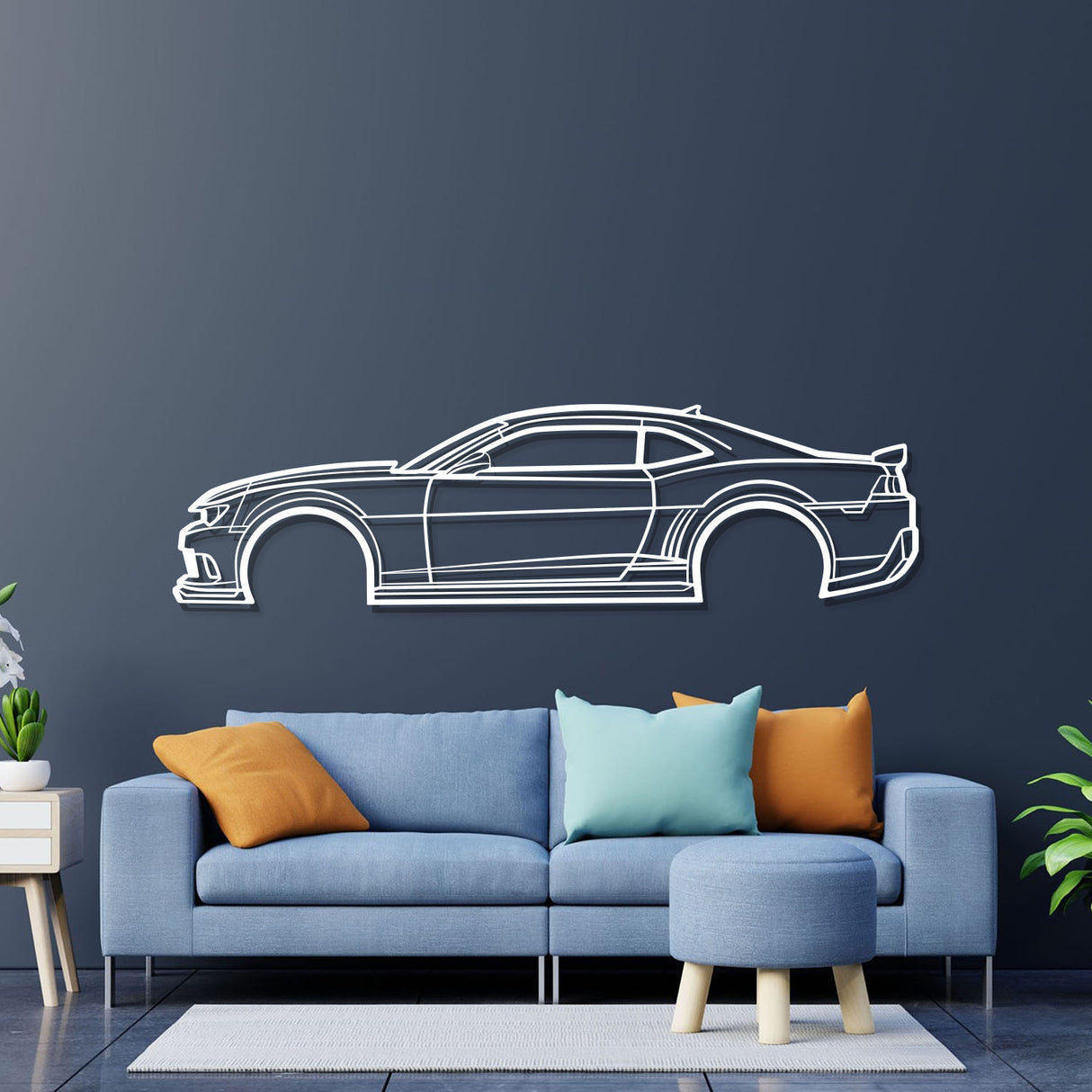 2014 Camaro Z28 Metal Car Wall Art - NC0498