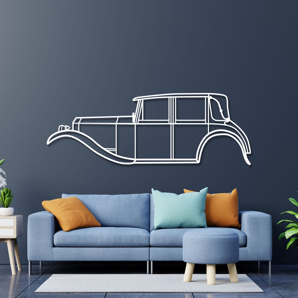 1922 Twenty Metal Car Wall Art - NC0004