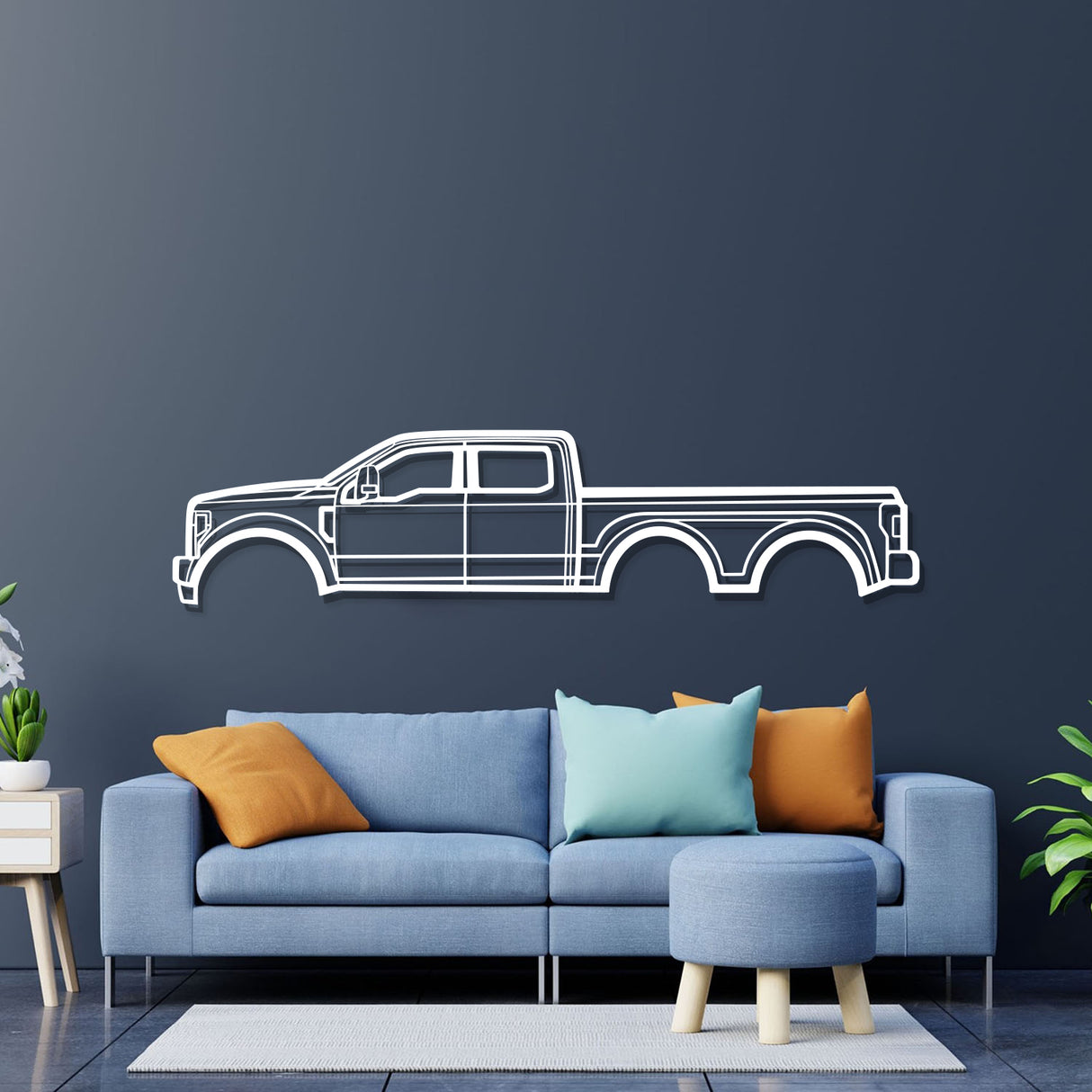 2017 F-550 6x6 Metal Car Wall Art - NC0594